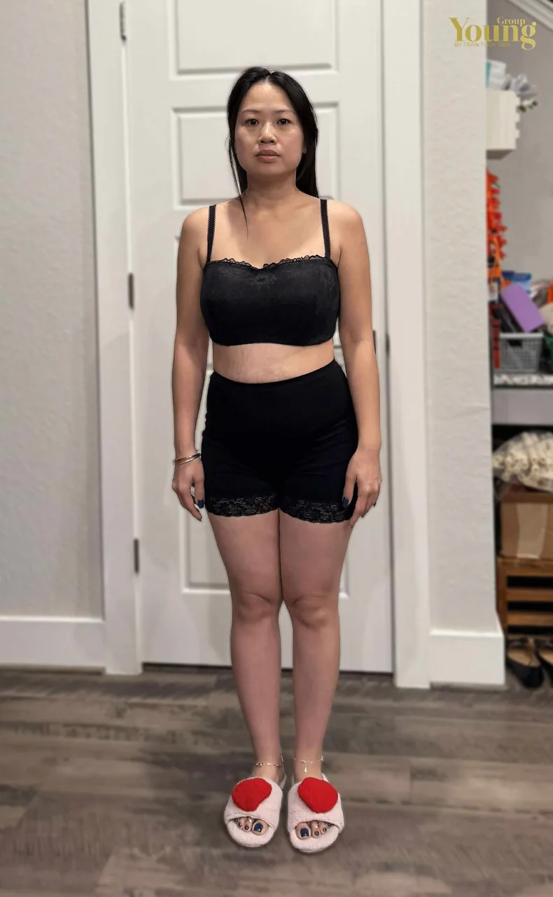 Chị Christina Nguyen trước và sau khi giảm 40 pound, ảnh sau